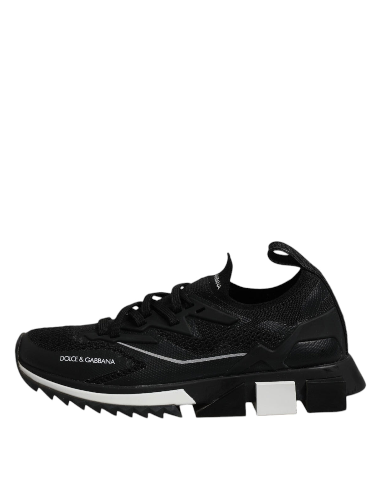 Dolce & Gabbana Black SORRENTO Lace Up Men Sneakers Shoes
