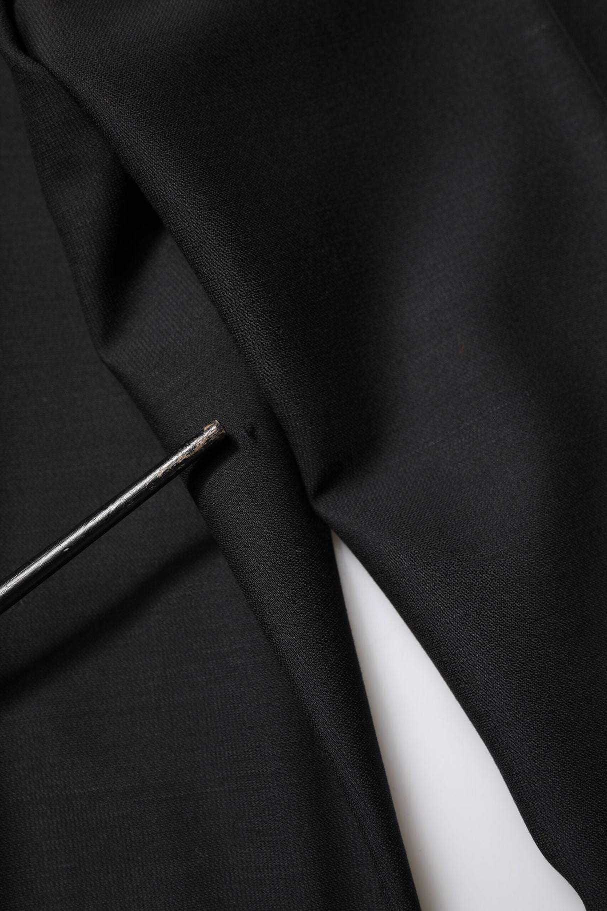 Dolce & Gabbana Black Wool Tapered Formal Men Dress Pants