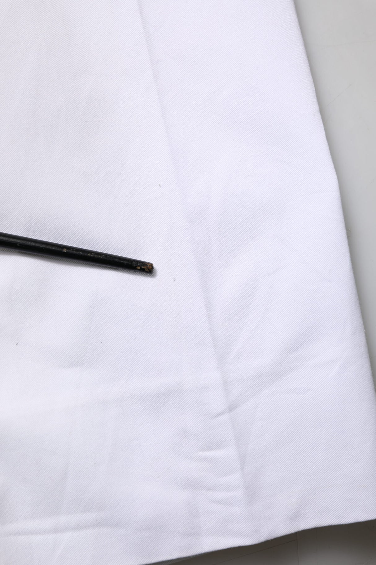 Dolce & Gabbana White Cotton Dress Slim Formal Trouser Pants