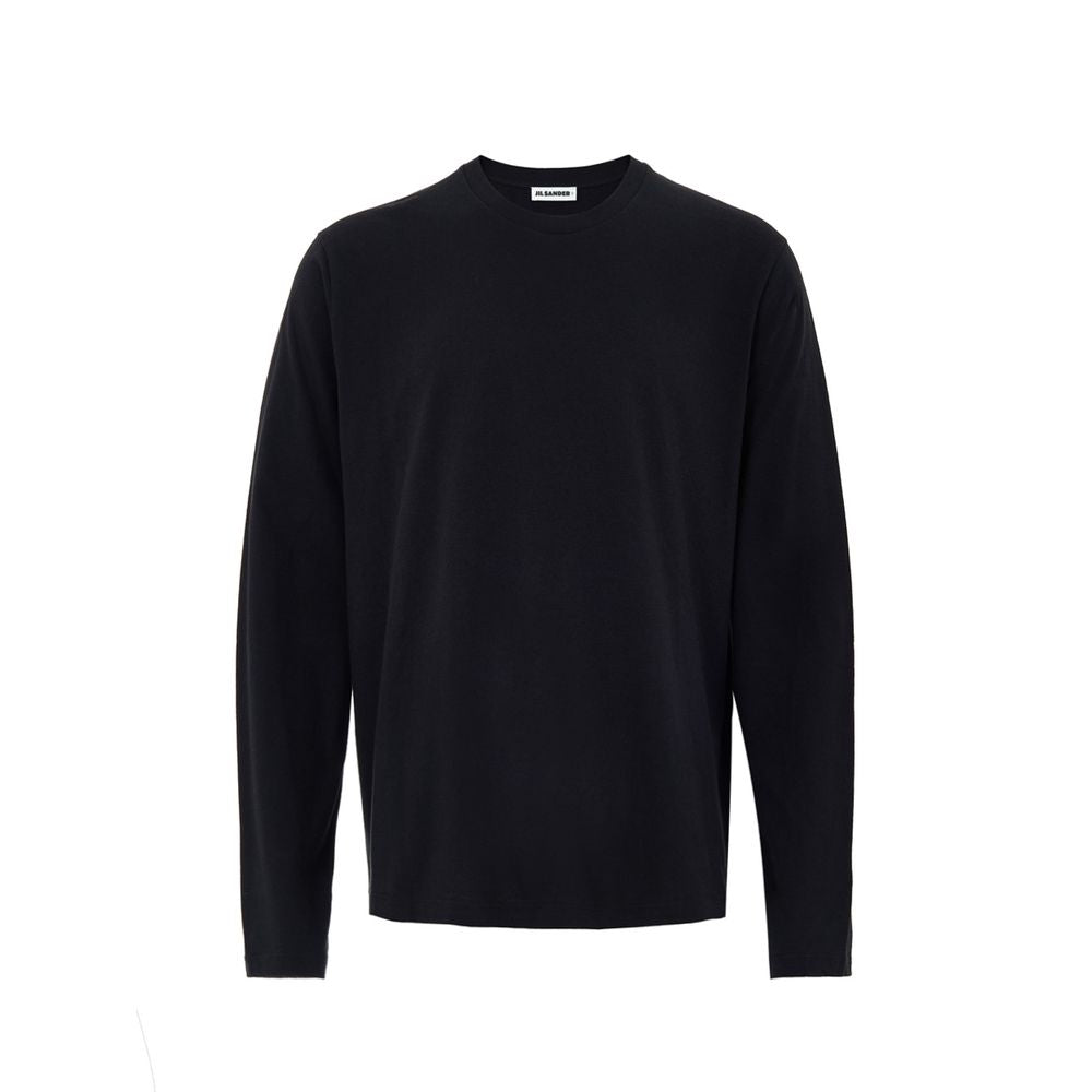 Jil Sander Black Cotton T-Shirt