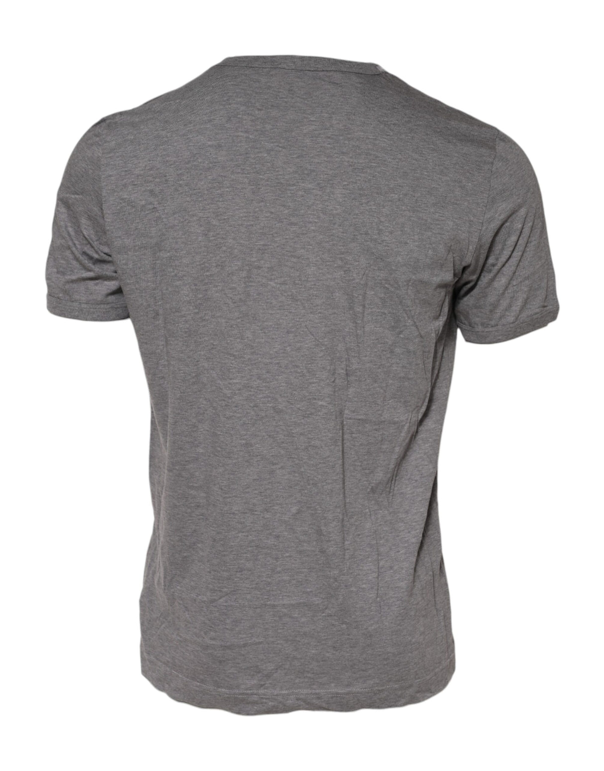 Dolce & Gabbana Gray #DGFamily Cotton Crew Neck T-shirt