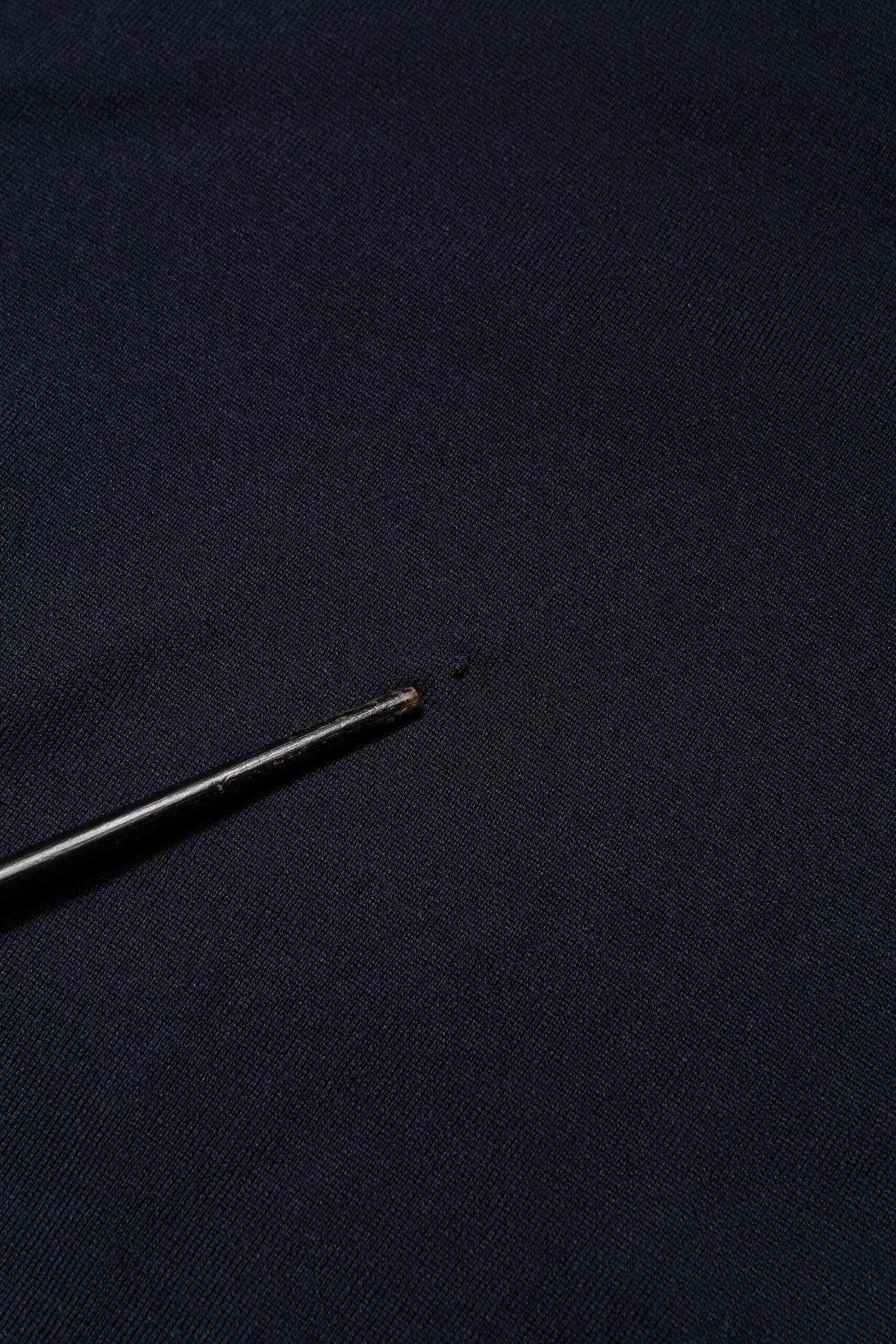 Dolce & Gabbana Dark Blue Silk Crew Neck Short Sleeves T-shirt