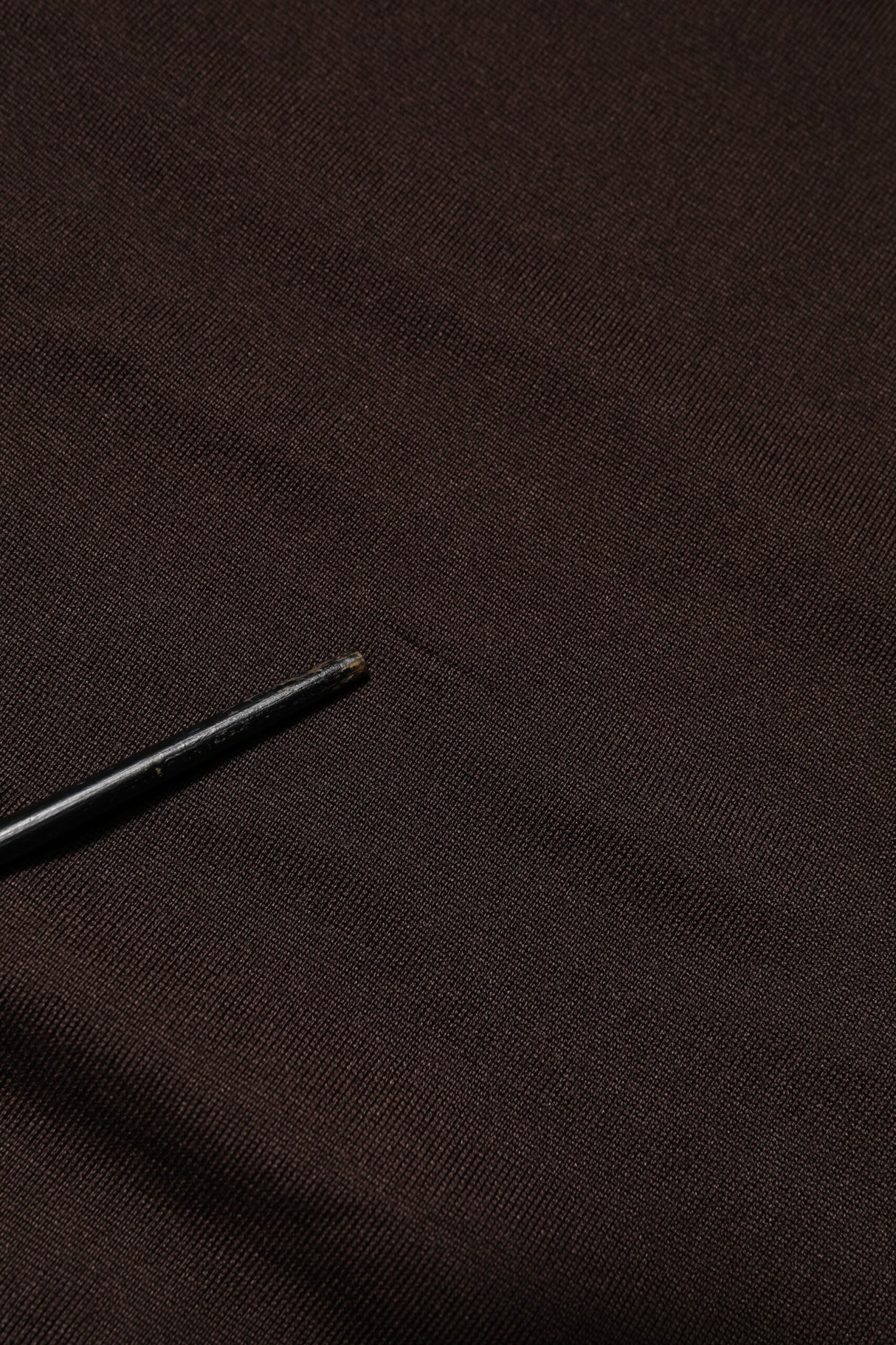 Dolce & Gabbana Brown Silk Crew Neck Short Sleeves T-shirt