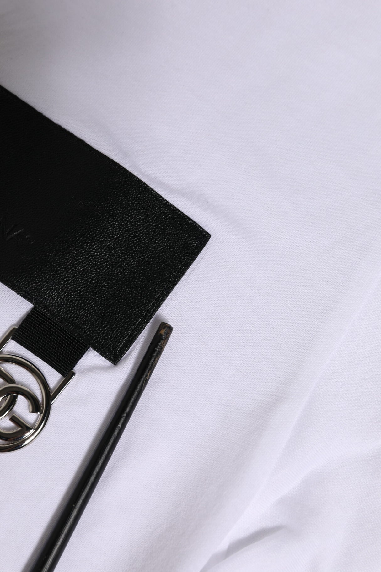 Dolce & Gabbana White Logo Crew Neck Short Sleeves T-shirt