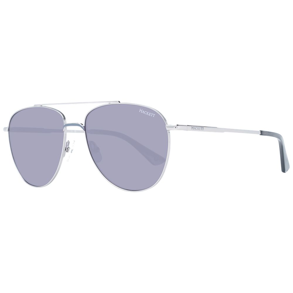 Hackett Gray Stainless Steel Sunglasses