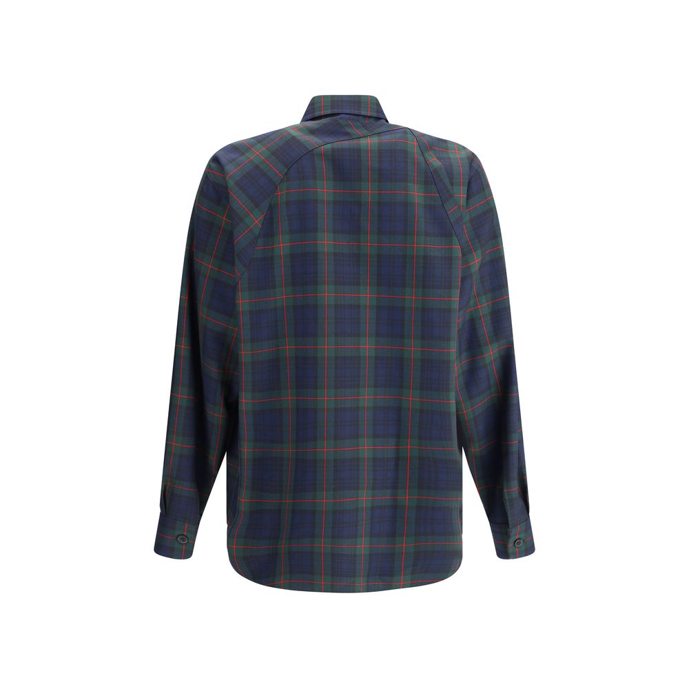 Alexander McQueen Bicolor Polyester Pattern Shirt