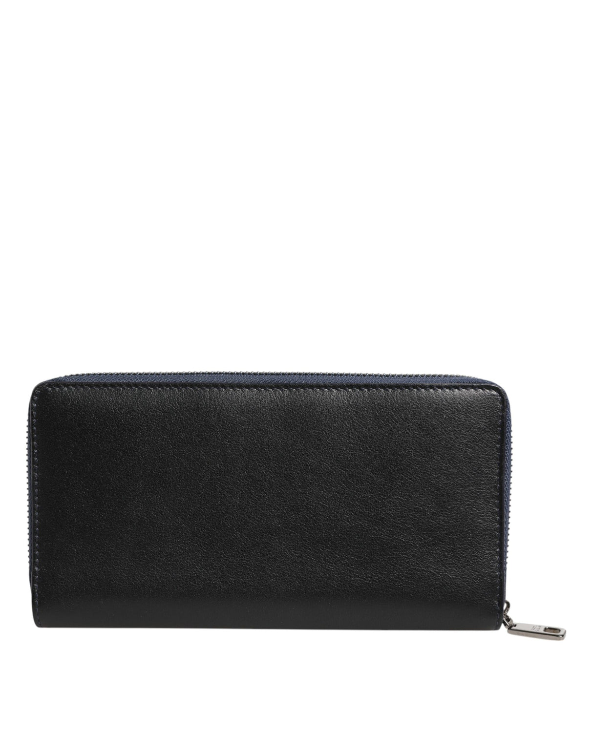 Dolce & Gabbana Black Blue Exotic Leather Men Continental Clutch Wallet
