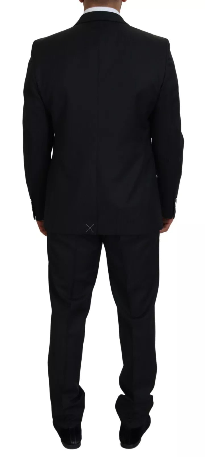 Dolce & Gabbana Melange Grey Wool 2 Piece MARTINI Suit
