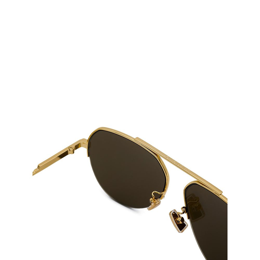 Bottega Veneta Gold Metal Sunglasses