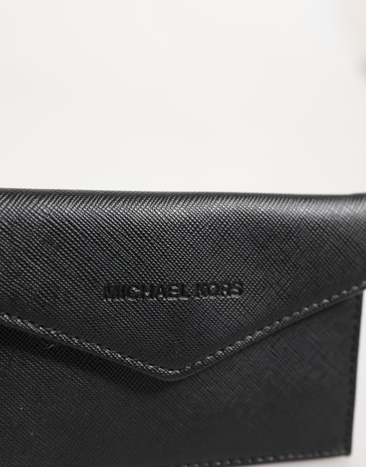 Michael Kors Black Saffiano Leather Envelope Holder Men's Accessory Wallet