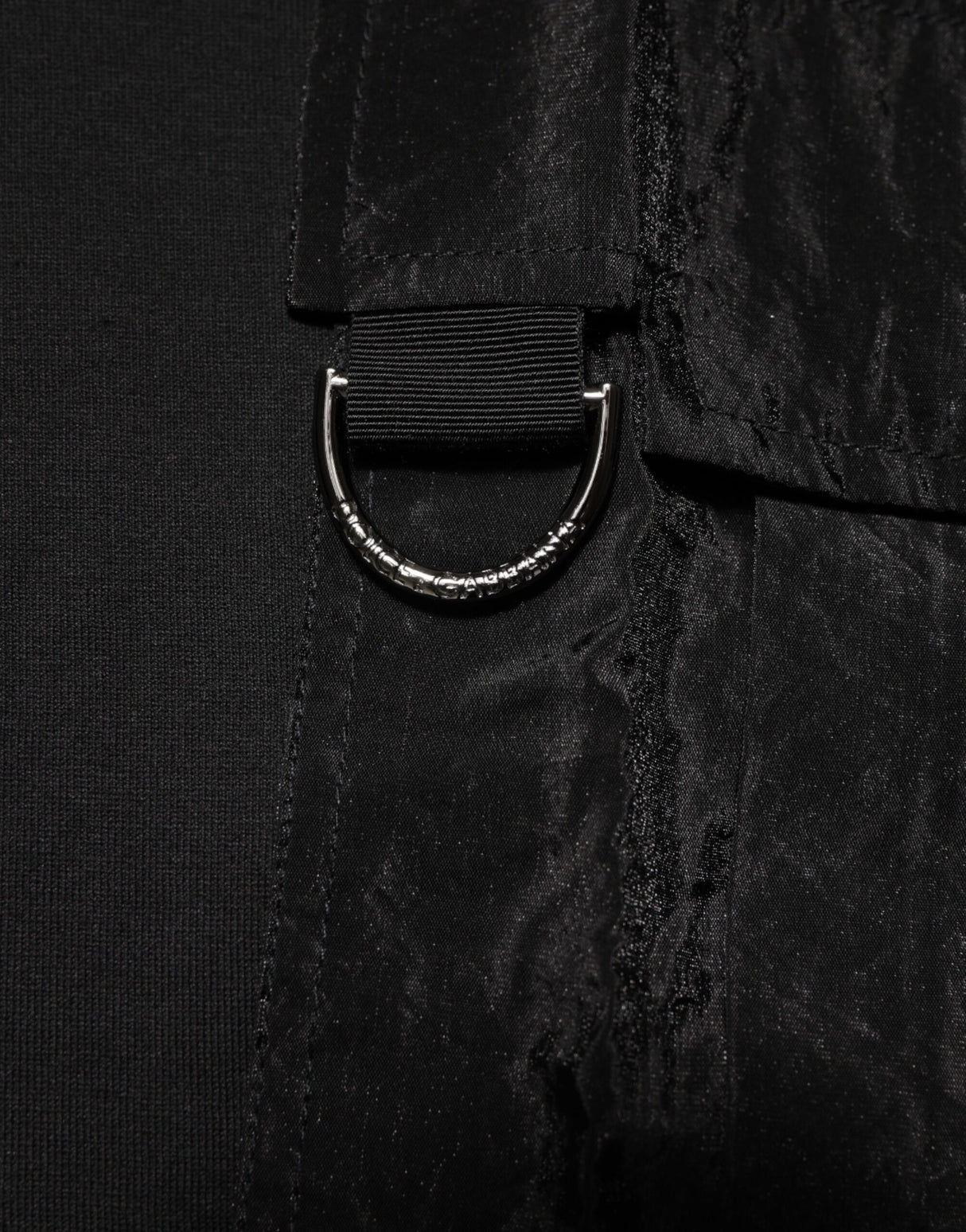 Dolce & Gabbana Black Cotton Embroidered DG Logo Pocket T-shirt