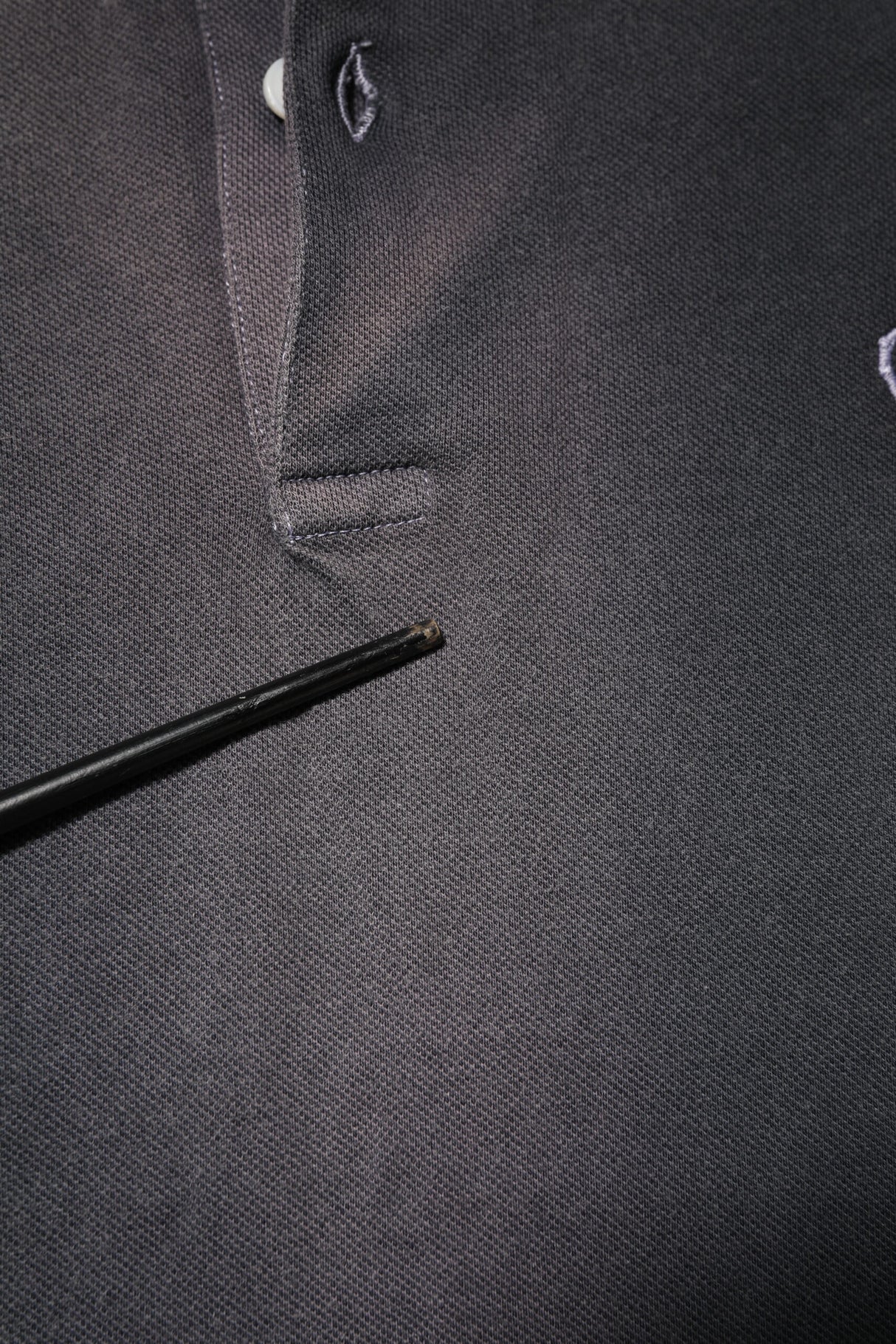 Dolce & Gabbana Gray Cotton Crown Collared Men Polo T-shirt