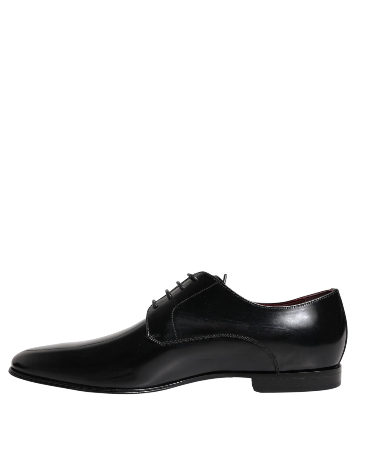 Dolce & Gabbana Men Dress Black Calfskin Leather Derby Shoes