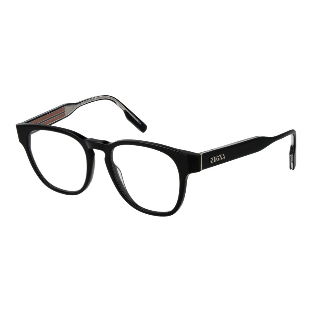 Ermenegildo Zegna Black Acetate Glasses (Frames)