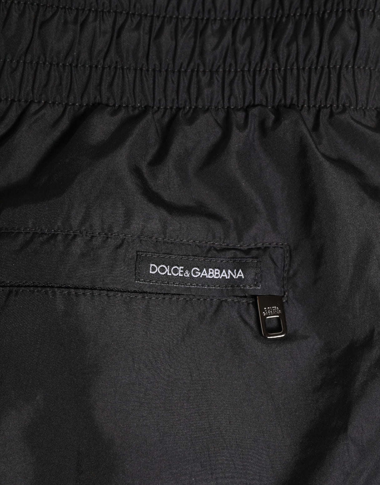 Dolce & Gabbana Black Drawstring Beachwear Men Shorts Swimwear