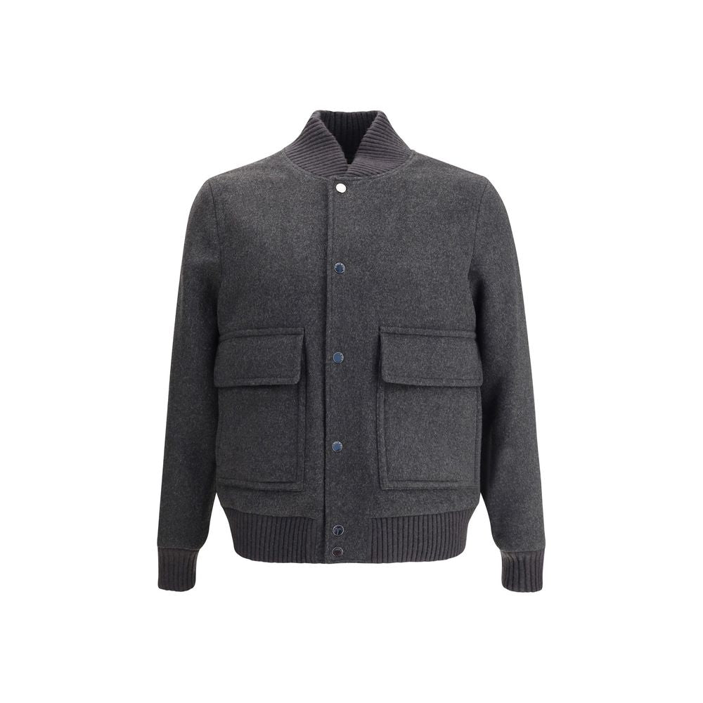 Woolrich Gray Polyester Bomber