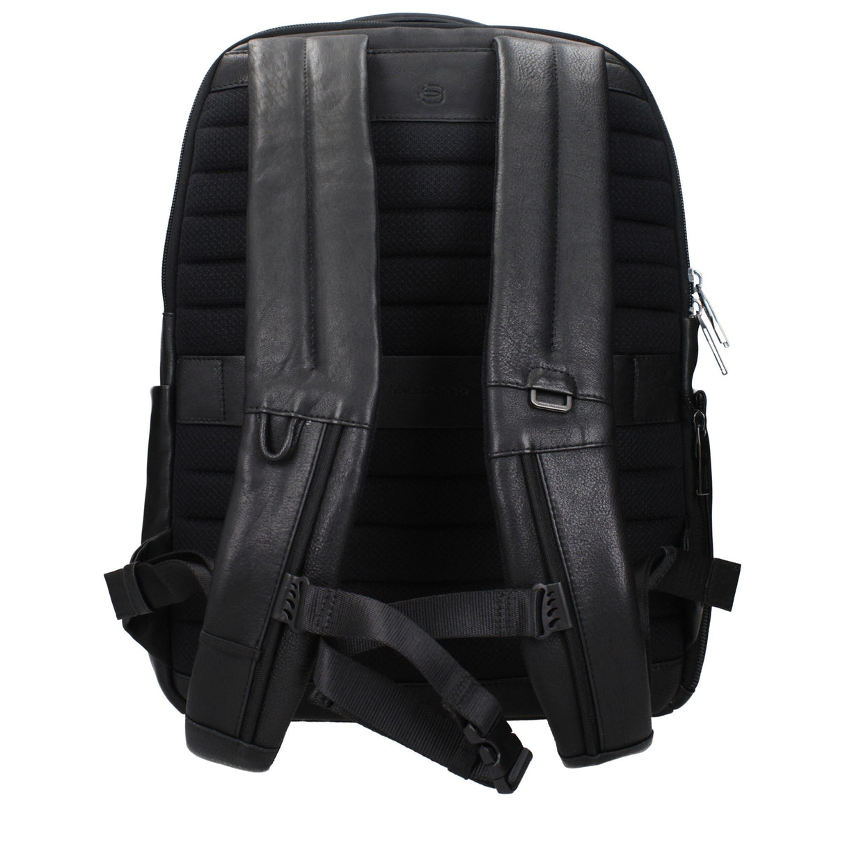 Piquadro Black Leather Backpack