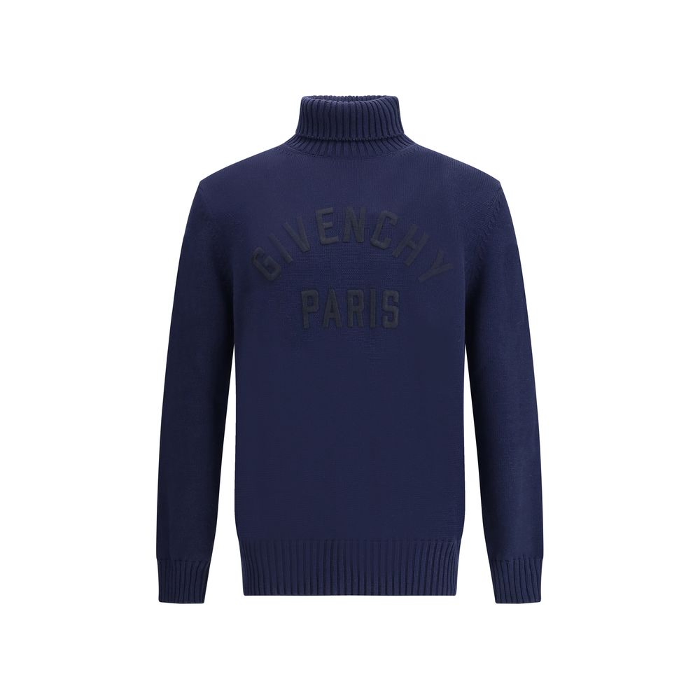Givenchy Blue Cotton Sweatshirt