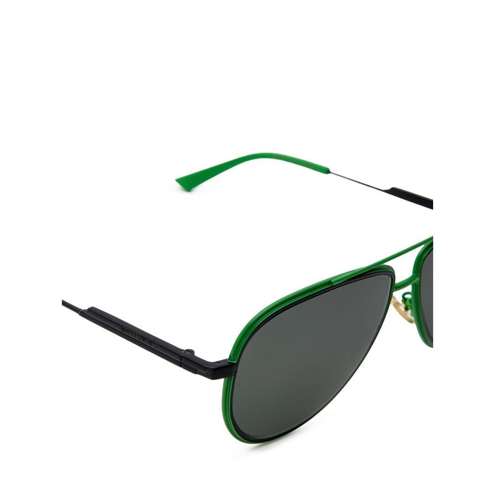 Bottega Veneta Green Metal Sunglasses