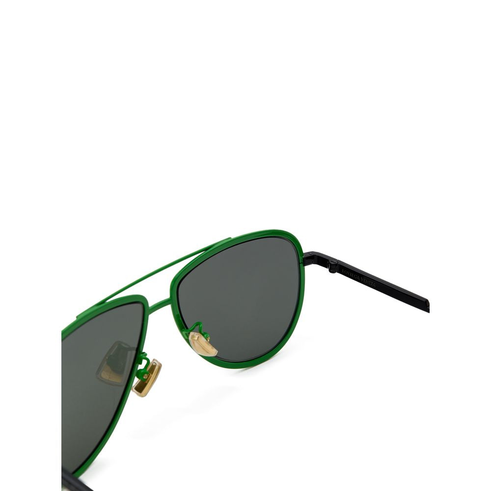 Bottega Veneta Green Metal Sunglasses