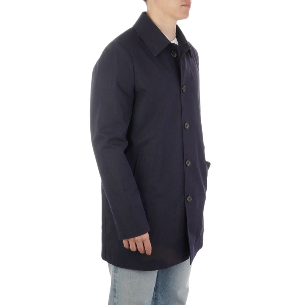 Aquascutum Blue Polyester Jacket