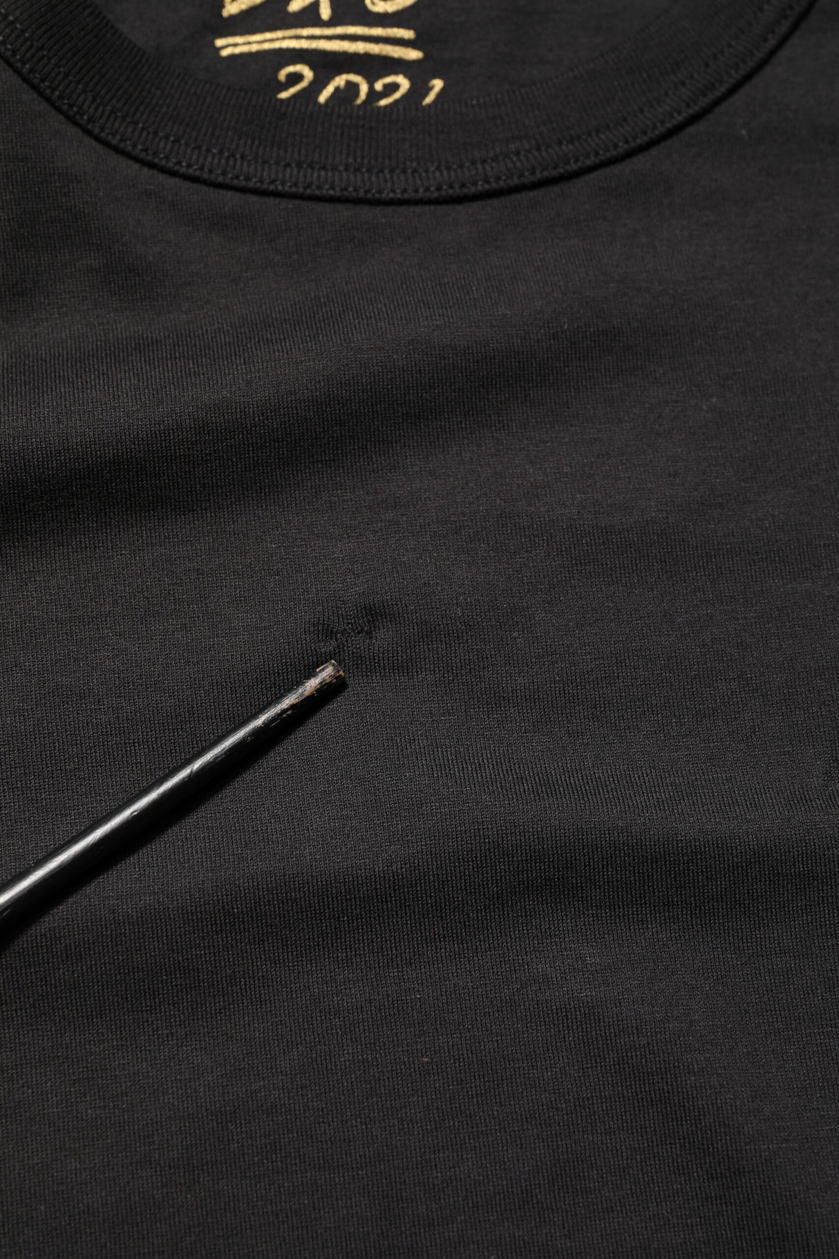 Dolce & Gabbana Black Goodluck 2021 Cotton Crew Neck T-shirt