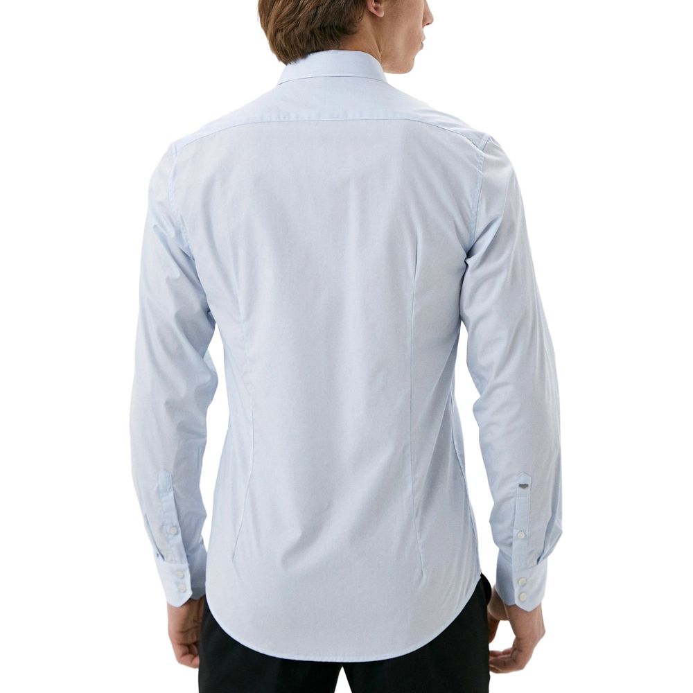 Antony Morato Blue Cotton Dress Shirt