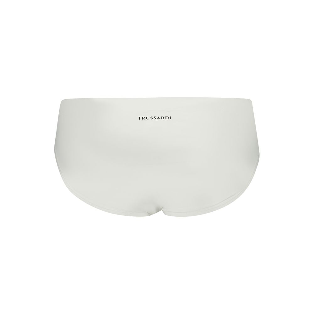 Trussardi White Poliammide Men's Swim Briefs