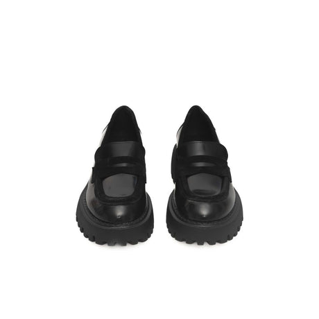 Cerruti 1881 Black Calfskin Women Loafer