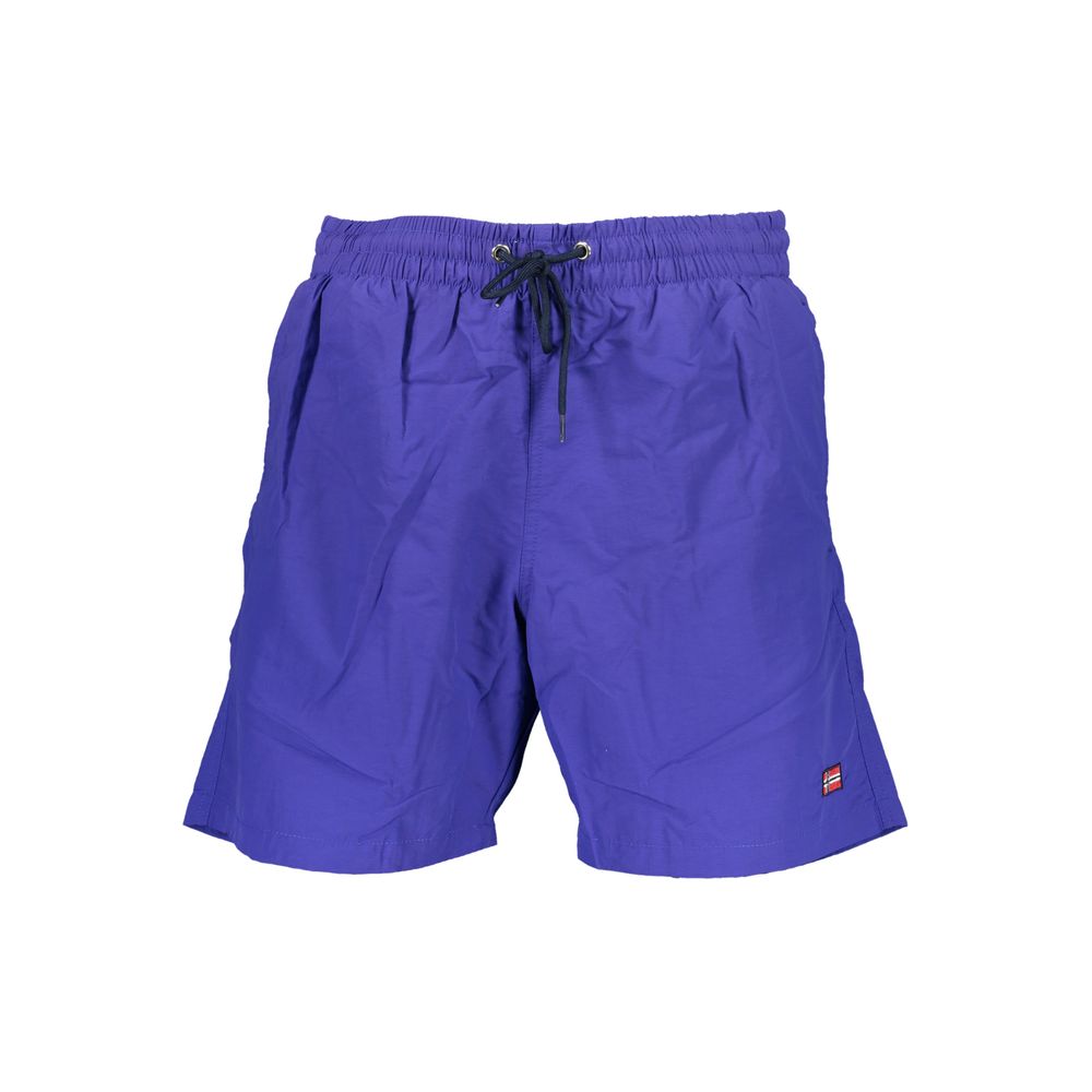 Norway 1963 Blue Polyamide Men's Swim Boxer