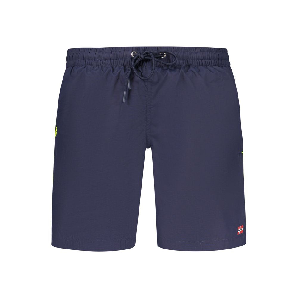 Norway 1963 Blu Poliammide Men's Swim Boxer