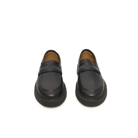 Cerruti 1881 Blue Cowhide Men Loafer