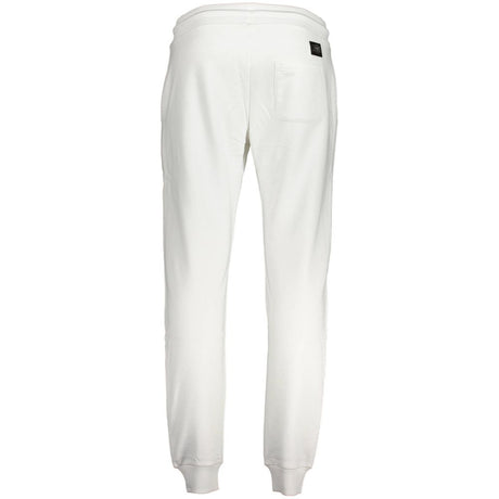 Cavalli Class White Cotton Pant