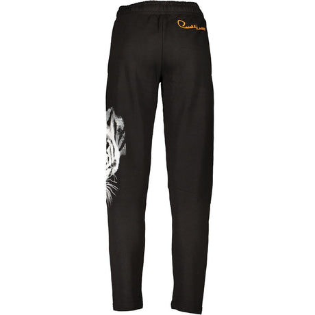 Cavalli Class Black Cotton Pant