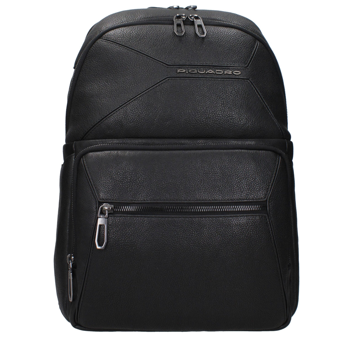 Piquadro Black Leather Backpack