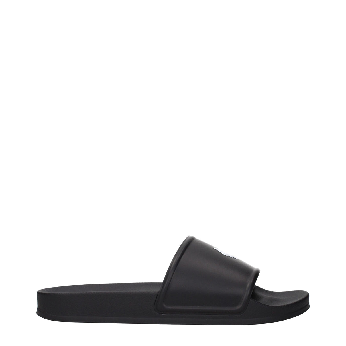Marcelo Burlon Black Cotton Slippers