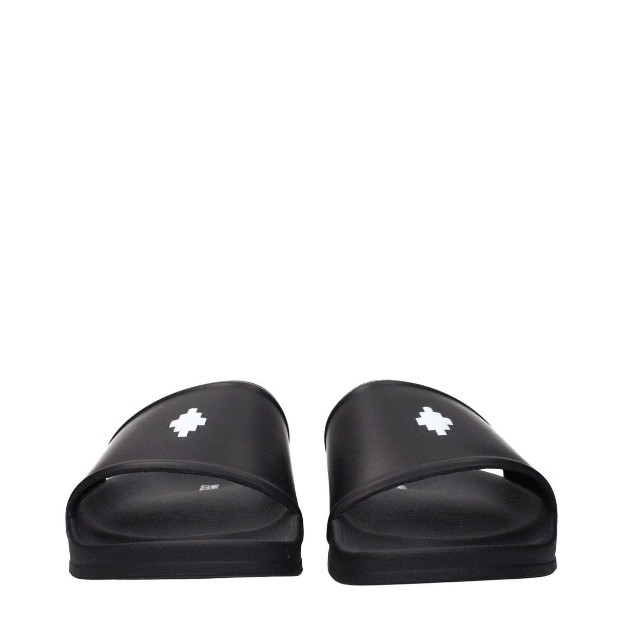 Marcelo Burlon Black Cotton Slippers