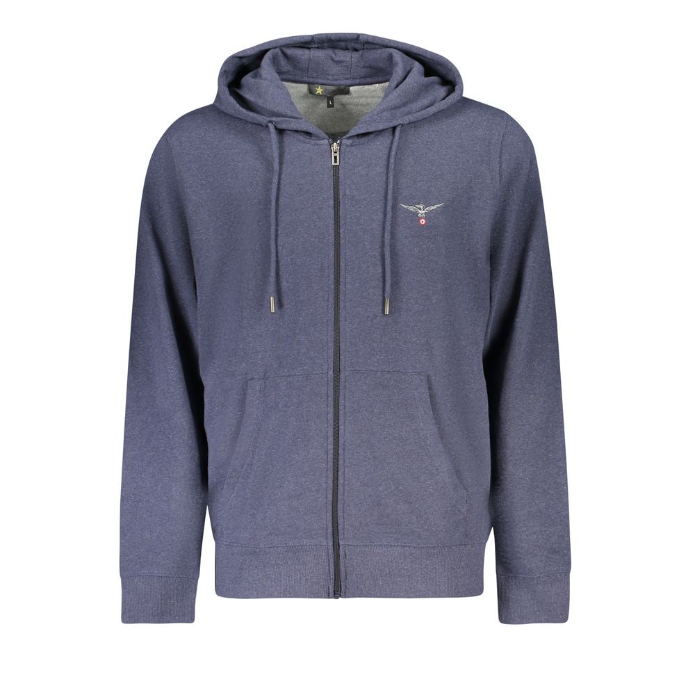 Accademia Militare Blue Cotton Men Sweater