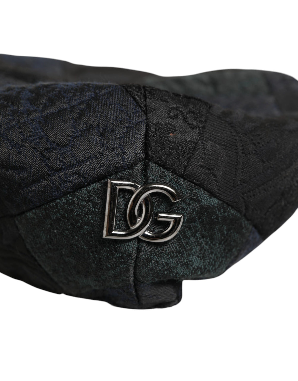 Dolce & Gabbana Black Polyester Newsboy Men Cloth Capello Hat