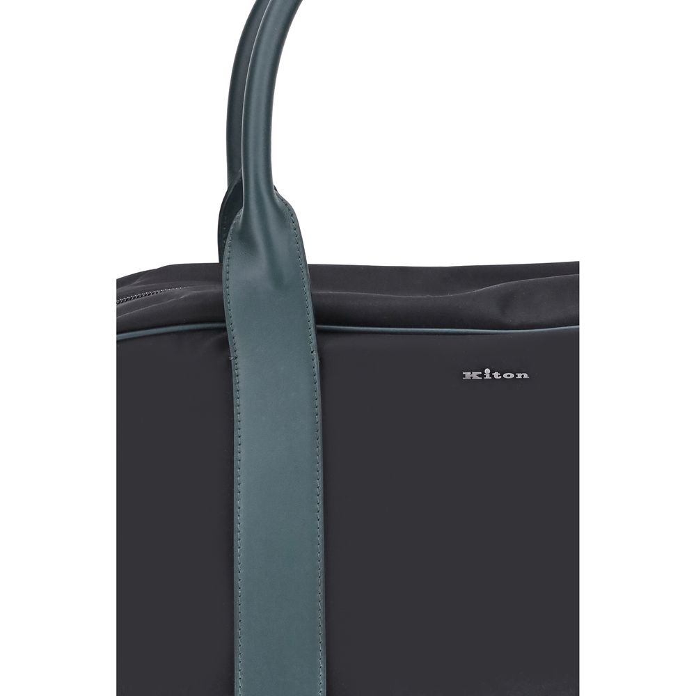 Kiton Bicolor Nylon Luggage And Travel