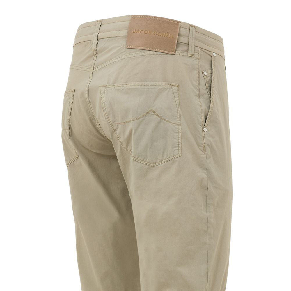 Jacob Cohen Beige Cotton Casual Pants