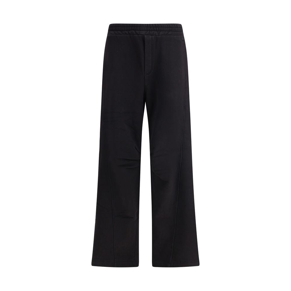 Dolce & Gabbana Black Cotton Casual Pants