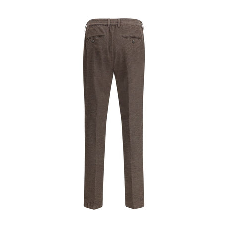 Cruna Brown Cotton Casual Pants