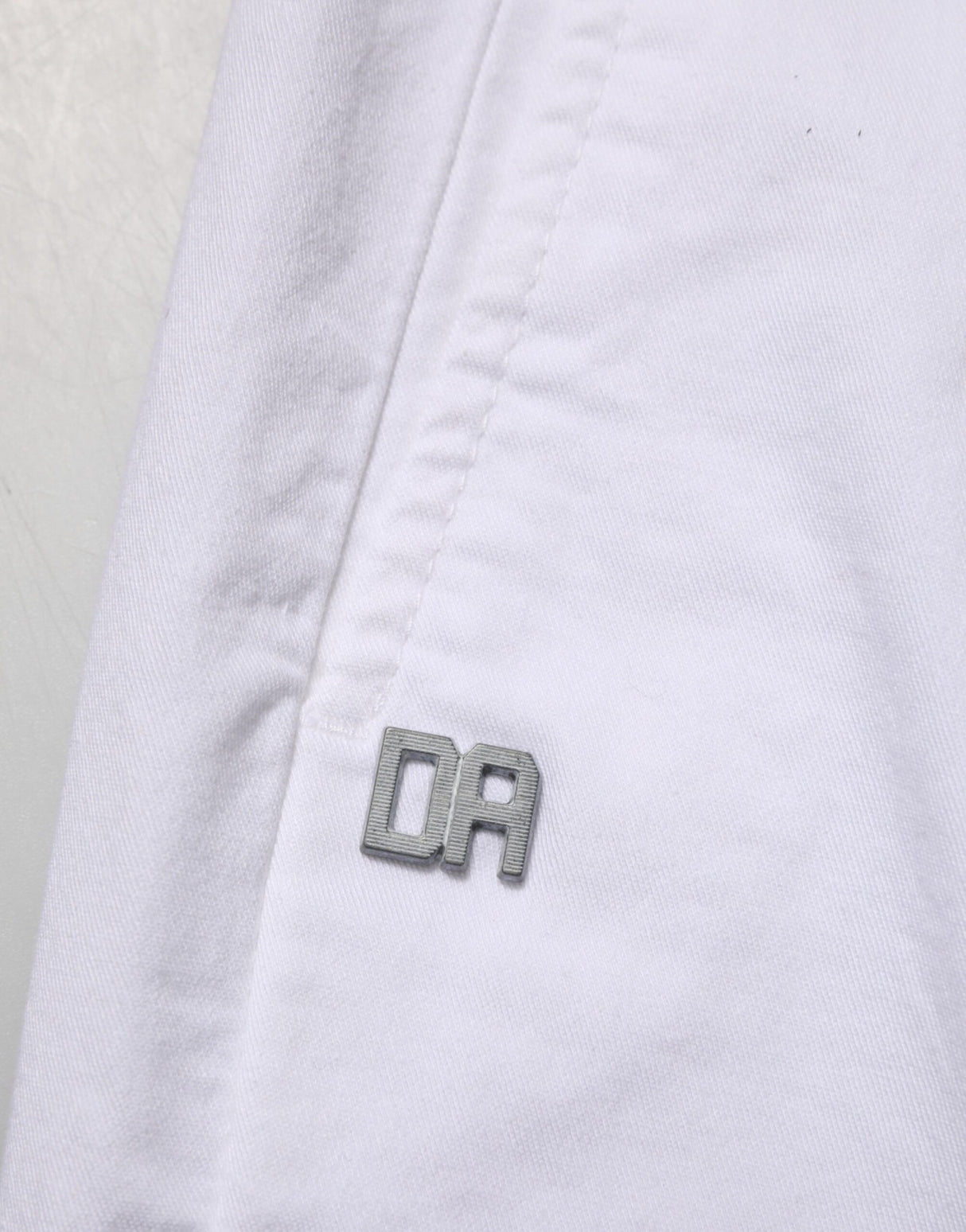 Daniele Alessandrini White Cotton Stretch Slim Fit Denim Jeans