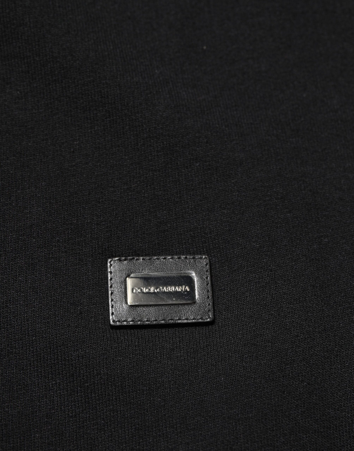 Dolce & Gabbana Sweater Black Cotton Hooded Men Sweatshirt Sweater