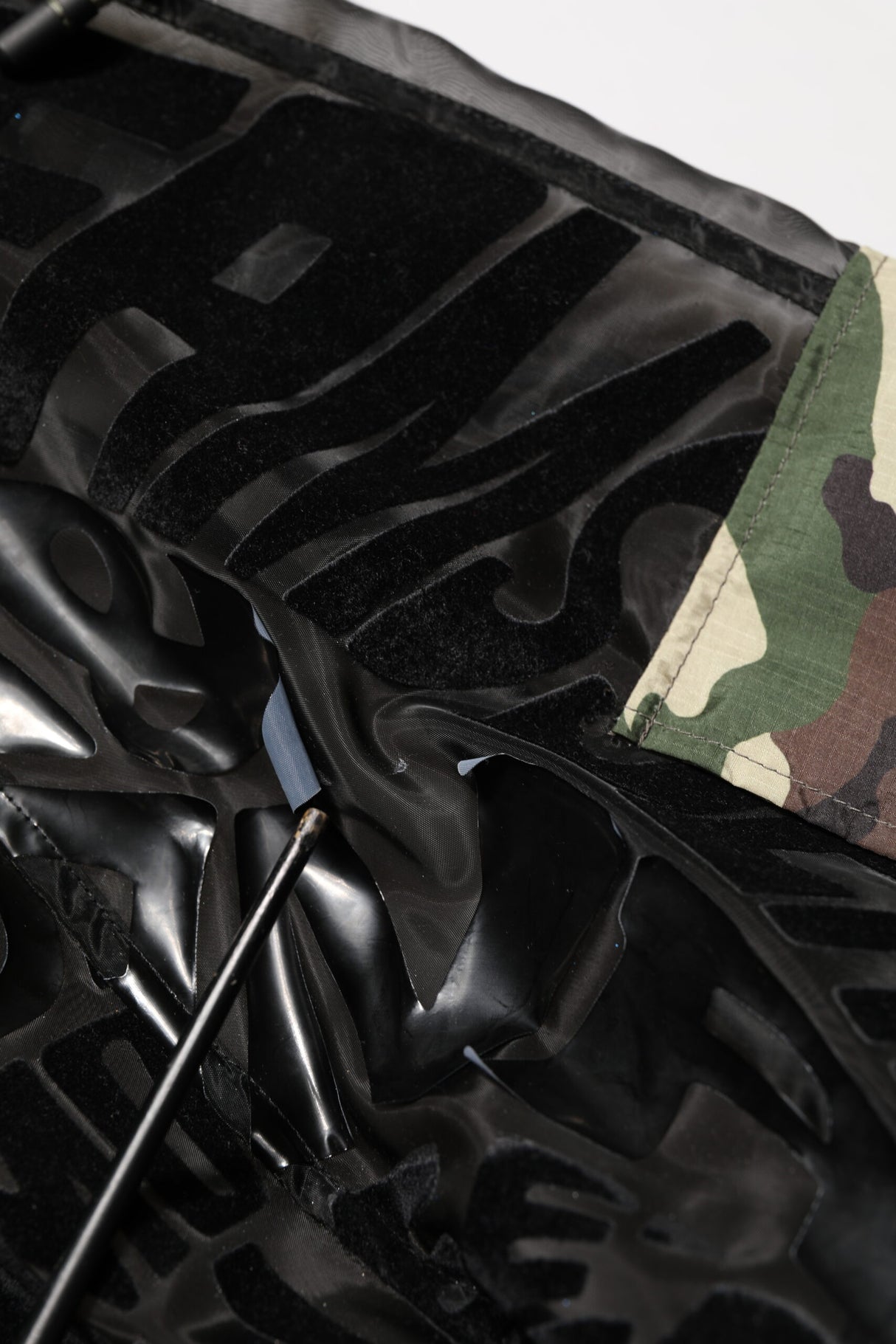 Dolce & Gabbana Black Camouflage Hooded Men Full Zip Sweater