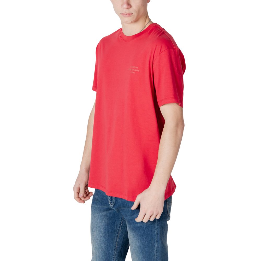 Armani Exchange Red Cotton Sportswear