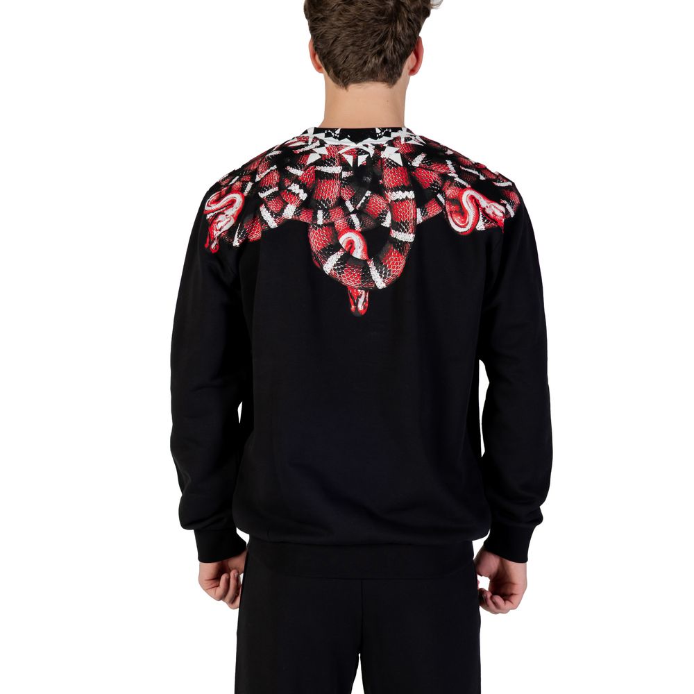 County of Milan Black Cotton Sweatshirt