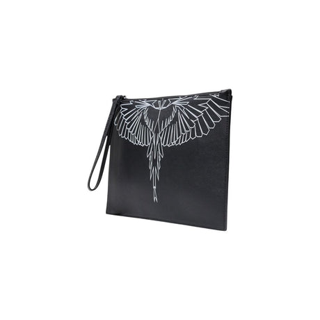 County of Milan Black Polyethylene Clutch Bag