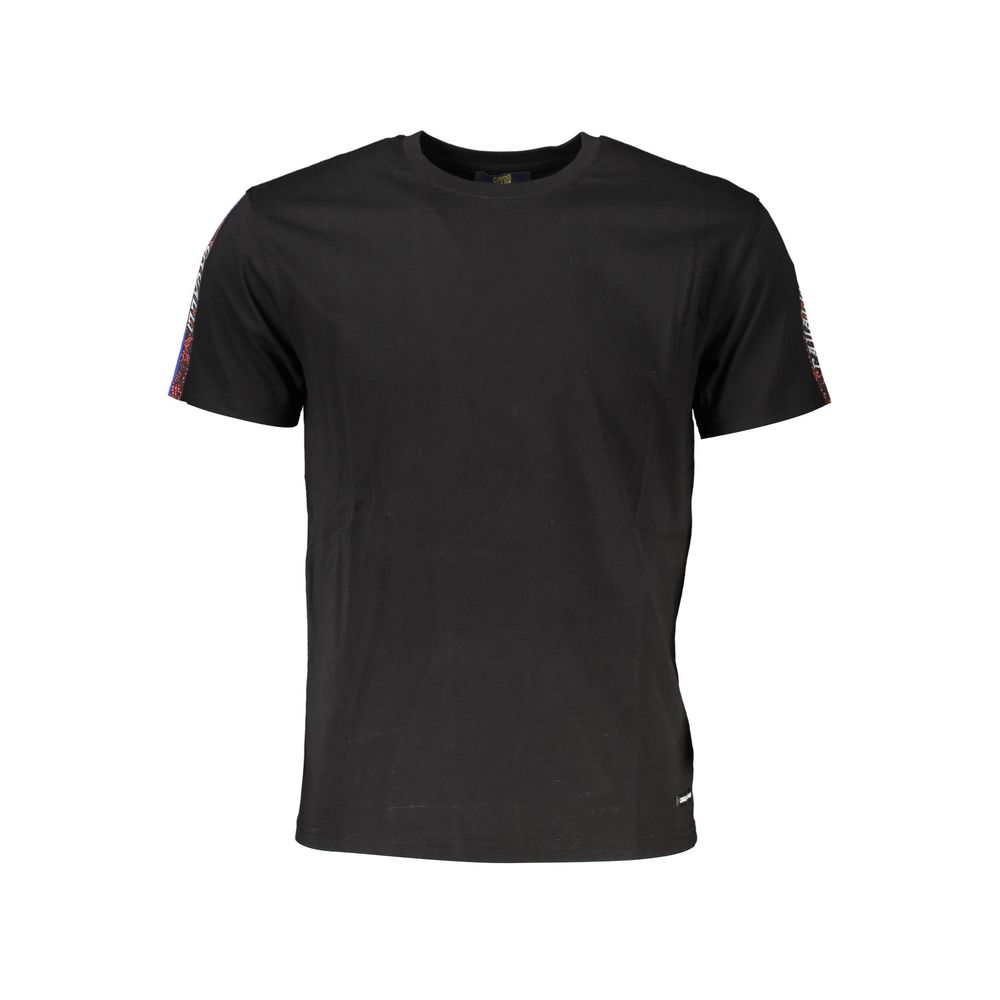 Cavalli Class Black Cotton T-Shirt